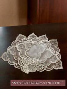 Cirelle 1pc Polyester Embroidered Square, Rectangle, Diamond-Shaped Party/Wedding Placemat - Multicolor - View 6