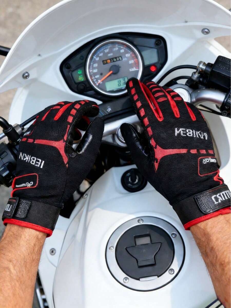 HALMAN 1 Par Guantes Proteccion Para Motocicleta Pantalla Táctil Dededo, Guantes de moto, guantes de moto antideslizantes, pantalla táctil dedo completo nudillos duros guantes de moto, conducción protección completa de los dedos, motocicleta,, Guantes Motociclista Tactil Termico Completos Dedo,Los guantes de moto para hombre son un equipo protector para pantalla táctil, transpirable, anticaída y antideslizante,Guantes para deportes al aire  ciclismoe, Anticaída, Antideslizantes, Con Pantalla Táctil, con función de pantalla táctil, a prueba de viento y agua, aptos para deportes al aire libre como ciclismo, esquí y conducción. Adecuados para ciclismo, conducir motocicletas y esquiar. Guantes negros, calentadores de manos de invierno. - A - Ver 1
