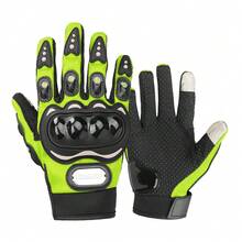 1 Pair Motorcycle Gloves Black Riding Glove Racing Protection Full Finger Moto Gloves Touch Screen Riding Moto Guantes Protective Anti-Fall Racing Motocross Waterproof Gloves Bike Luvas Motorcycle Accessories Riding Essentials For Women Men Rider Gifts