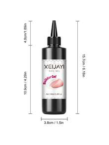 XEIJAYI 1pc 100ml Clear Building Nail Gel Nail Polish For Strengthener Gel Extension Gel Base Coat In A Bottle Soak Off UV LED Gel Nail - Clear - View 9