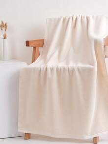 1pc Premium Cotton Simple Business Style Bath Towel, Adult Men's Home & Travel Shower Towel, Bathroom Towel - Multicolor - View 5