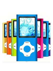 Portable MP3/MP4 Player With Video Playback, FM Radio, Micro SD Slot, LED Display | 150mAh Rechargeable Li-Polymer Battery | USB Connectivity | Supports MP3 Format | Include Earphones & Data Cable (No SD Card Included)