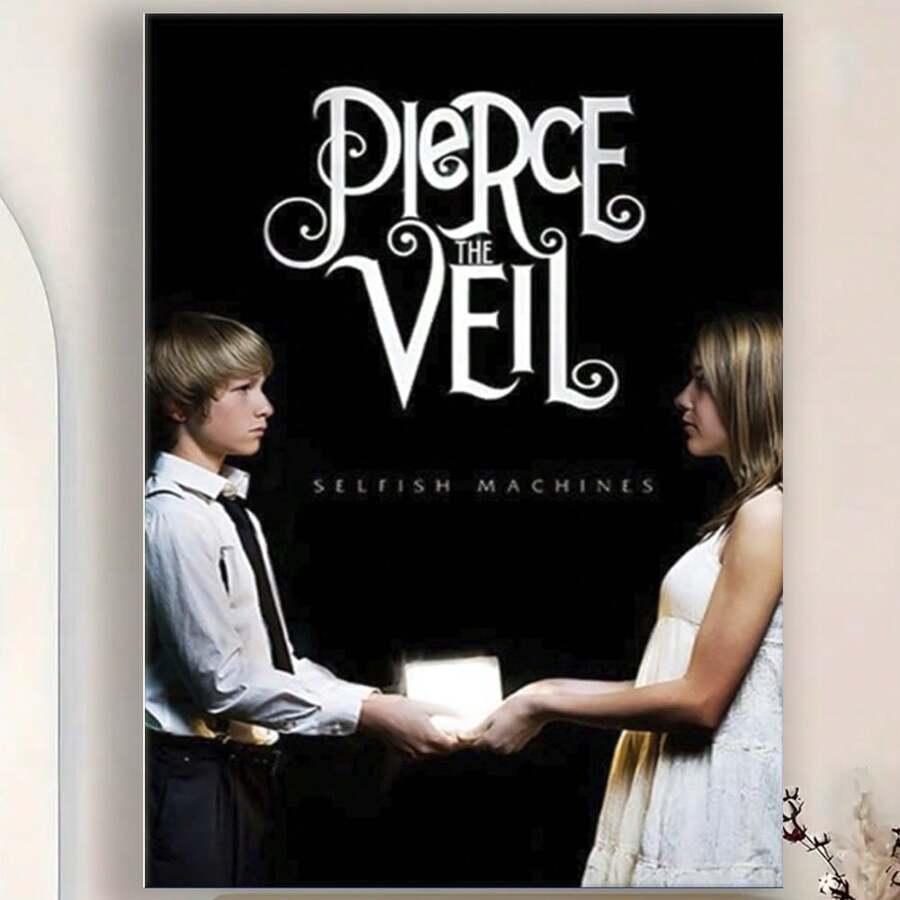 Framed  Pierce Of The Veil Poster Print Selfish Machines Album Poster Prints  Colors Wall Decor Poster Album Covers Rock Music Poster  Christmas,New Year For Living Room, Bedroom, Kitchen,Restroom Decoration - Framed(框架) - 查看 1