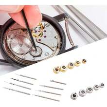 Qiterr Reloj Crown Tool, Acero Inoxidable Reloj Crown Spring Bar Set Kit de Accesorios para reparación de Relojes,37852568 - Multicolor - Ver 6
