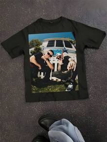 John Summit And Dom Dolla Shirt Festival Shirt Dom Dolla John Summit House Music Shirt Comfy Rave Shirt Summer Festival - màu đen - Xem 1