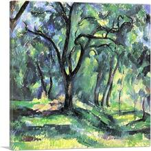 Impresión de arte en lienzo de bosque, pintura estirada, póster, decoración de pared giclée de Paul Cézanne -  x . Deep)cuadros decorativos para sala,poster,con marco,posters,cuadros para la pared ,marcos para cuadros,cuadro,virgen de guadalupe,salascuadros decorativos para sala,poster,con marco,posters,cuadros para la pared ,marcos para cuadros,cuadro,virgen de guadalupe,salas - transparente - Ver 11