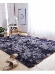 Alfombra esponjosa, ideal para dormitorio de niñas y sala de estar, extra suave y peluda, antideslizante, de color liso, ideal para decoración del hogar.Alfombras modernas ultra suaves para el hogar, alfombra de felpa, decoración del suelo - Multicolor - Ver 7