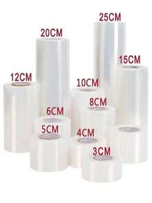 1 Roll 300m Transparent Stretch Film, Box Wrapping Film, Courier Packaging Film, Plant Grafting Film - Transparent - View 11