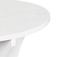 vidaXL Mesa baja 2 unidades Blanc Bois maciza y con pasador - Blanco - Ver 7