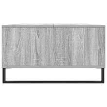 Table basse VidaXL Sonoma Gris 104x60x35 cm en bois massif - Gris - Voir 6