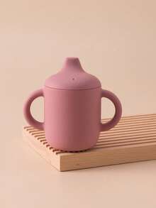 1pc Personalized Customization Name And Pattern Silicone Children Sippy Cup Deboss Design Training Cup Portable Kids Water Cup - Multicolor - View 21