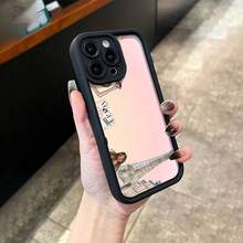 Elegancia atemporal con protección de lujo para una elegante funda individual. Adecuada para 17 Pro Max, 17 Air, 16 Pro MAX, 15 Pro Max, 14 Pro, 13 Pro, 12 y 11. Funda personalizada para hombre y mujer. Excelentes regalos para novias, novios y familiares en Navidad y Halloween. - Negro - Ver 5