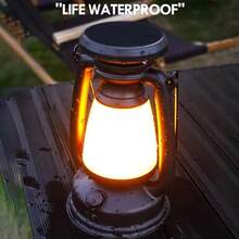 1PC/2pcs/3pcs Retro Outdoor Camping Lamp With Adjustable Dimming, 3 Color Temperature Modes, Type-C Charging, Suitable For Outdoor Emergency Lighting And Ambient Lighting. - Multicolor - View 5