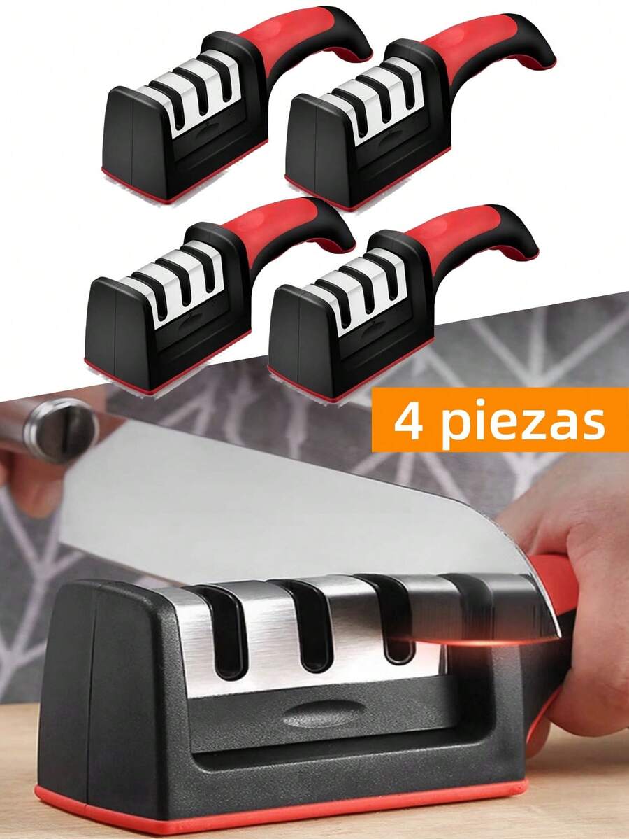 Whetstone Kitchen Knife Sharpening Tool Pocket Knives Chef Knives - 4 Pieces - View 1