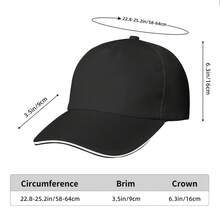 Hat Baseball Jackson Guitars Logo Printed Cap Adjustable - Black - View 4