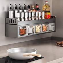 Other Storage Holders & Racks - Black - 5 Herb Compartments - View 7