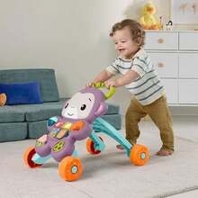 Fisher-Price Andadera Aprende Conmigo Amigo Mono, Juguete Musical Interactivo para Bebés, Estimula Primeros Pasos, para 6 Meses en Adelante - / - Ver 2
