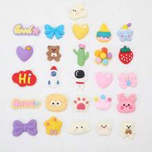 3D Cute Cartoon Stickers For Cups, DIY Fridge Magnets, Phone Decals, Soft Resin Buttons - Multicolor - View 5