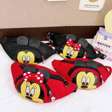 Red Mouse Waist Bag - Fashionable Women's Waist Bag - Adjustable Waist Strap With Multiple Compartments - Classic Cartoon Design - Essential Accessory For Daily Commute And Travel - Multicolor - View 3