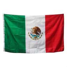 1pc Mexican Vivid Colors And Fade Resistant Double Stitching With Brass Grommet, 3x5 Feet Mexico Flags Decor - Nhiều màu - Xem 1