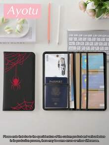 Ayotu Leopard & Spider Patterns Car Registration And Insurance Holder - Vehicle Glove Box Organizer, Car And Truck Accessory Box, Suitable For Storing Important Documents, Driver's Licenses, Passports, Cards, Auto Parts, And Other Accessories. This Unisex Box Is An Ideal Gift For Car, Truck, Motorcycle, And Trailer Owners, And Also Makes A Great Christmas, Birthday, Or New Year Gift