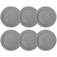 Silicone Bottom For  Cup Protectors For   20oz And IceFlow 20/30oz,Anti-Slip Rubber Pad For Tumbler & Water Bottle (6 Pack Gray) - Xám - Xem 1