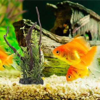 1件，BESPORTBLE 水族箱装饰树根模型鱼缸装饰树脂水族箱植物人造植物鱼缸树根装饰假植物装饰品