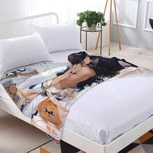 Skz Inspired Blanket - Soft All-Season Cozy Throw With  Skz Character Design, Machine Washable Bedspread For Home, Christmas, Easter - 白色 - 查看 9
