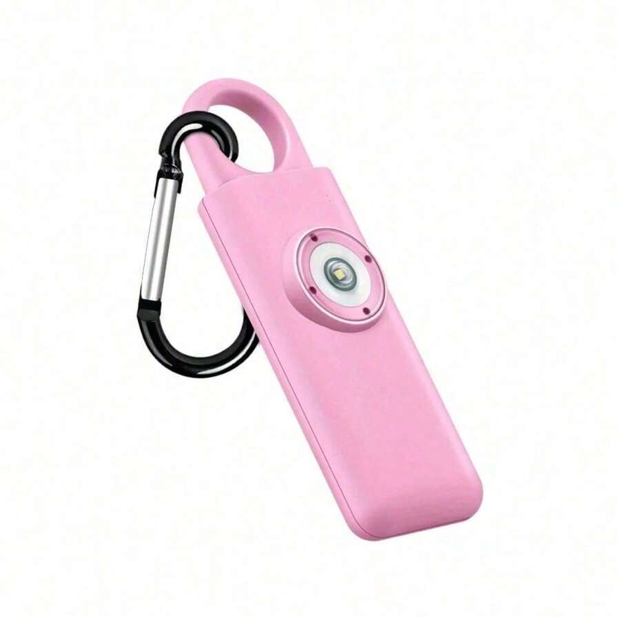 Personal Safety Alarm For Women And Self - Defence Siren, KeyChain Siren And LED Strobe SOS Lights, Help For Elderly And Children, Men, Emergency Personal Alarm - 粉色 - 查看 1