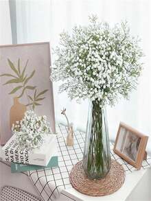 100 bông hoa baby's breath nhân tạo màu trắng, hoa baby's breath giả màu trắng, hoa baby's breath nhân tạo số lượng lớn dùng để trang trí nhà cửa, trang trí bàn, cắm hoa DIY, trang trí đám cưới và tiệc tùng, trang trí sân vườn trong nhà và ngoài trời. - trắng - Xem 5
