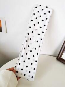 1 pièce Outil de coiffure pour chignon pour femmes, pince à torsader, outil de coiffure pour salon de coiffure, voyage, produits capillaires, soins capillaires, accessoires capillaires - Pois blancs - Voir 6