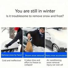 彩色水钻雪铲 - 镶满彩色水钻的汽车挡风玻璃雪铲，兼具时尚与实用性！多彩外观搭配水钻点缀，格外引人注目。采用高强度材料制成，铲头可有效保护玻璃，防滑手柄握感舒适。高效清除积雪和冰块，是冬季驾驶必备的实用美观之选。