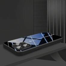 Full Coverage Waterproof And Drop-Resistant Glass Protective Phone Case For IPhone Models 17 Air 16/17 Air 16Pro/17 Air 16Promax/17 Air 16Plus/15/15Plus/15Pro/15Promax, 14/14Plus/14Pro/14Promax, 13/13Pro/13Promax, 12/12Pro/12Promax, 11/11Pro/11Promax, 7/8Plus, Phone Accessories. - màu đen - Xem 7