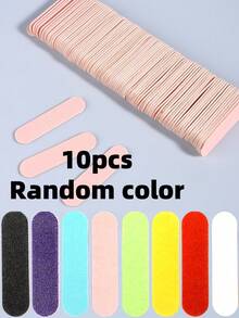 Dũa móng tay mini hai mặt 180/240 grit, dụng cụ đánh bóng móng tay dùng một lần, dụng cụ làm móng. - Nhiều màu - Xem 10