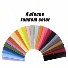 8-Pack Random Style Non-Slip Headbands - Women's Fashion Sports Headbands, Soft Fabric Elastic Headbands, Suitable For Exercise, Yoga, And Running Women's Hair Accessories - 彩色 - 查看 13