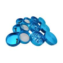 3 Layer Aluminum Herb Grinder With Hidden Pollen Catcher - 50/55/62mm, 8 Color Options - Multicolor - View 2