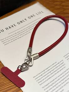 1 szt. wysokiej jakości skórzany pasek na nadgarstek w kolorze srebrnym, krótka smycz do telefonu ze skóry PU, zabezpieczenie przed upadkiem do torebki, brelok do kluczy, uchwyt na telefon do użytku na zewnątrz, kompatybilny z systemem Android i większością smartfonów, prezent dla matki, rodziny, przyjaciół, dzieci, na urodziny, świąteczny łańcuszek do telefonu - Wielokolorowe - Zobacz 13