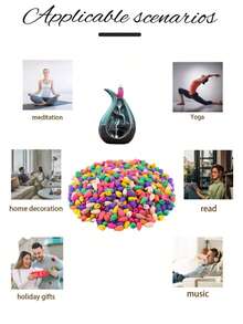 100pcs Elegant Waterfall Backflow Incense Set, Home Fragrance Accessories For Festivals, Spa, Yoga, Relaxation, Meditation, Mixed Natural Scents, Long-Lasting Odor Removal, Fresh Air, Home, Living Room, Bedroom, Bathroom - Multicolor - View 3