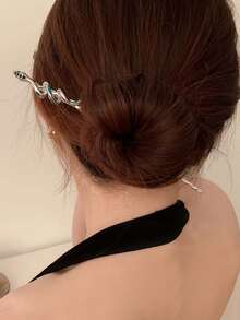 Harry Potter Snake House Hairpin And Hair Accessory, Light Luxury Snake Hairpin And Headwear, Niche Design Sense Hair Accessory, New Year's Party Gift For Good Friends - Multicolor - View 6