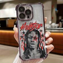Old Street H-HellstarS Fashion Popular Phone Case For  17 16e 16 15 14 13 12 11 Pro Max Air X XR XSMAX 8 7 Plus Shockproof Transparent Soft Back Case  17 Case Cover For  17 Pro Max - 混合顏色 - 查看 2