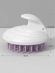 Valentine's Day Gift Hair Washing Tool Silicone Scalp Cleansing Brush, Unisex Hair Scrub Brush For Washing, Itching Relief And Massage - Multicolor - View 3