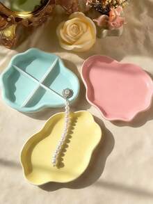 石膏水泥盘装饰硅胶模具，水晶滴胶DIY储物托盘垫模具