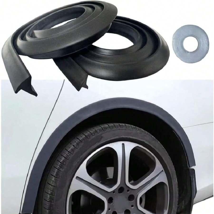 Cantonera Universal Par Antigolpe Guardafangos Guardabarros Protección Contra Arañazos Moldura Exterior Deportiva | 2Pzs (Negro Mate),37857820 - Rojo violeta - Ver 1