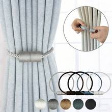 2 pezzi Fermatende magnetici potenti, fermatende in corda intrecciata fatti a mano, fermatende decorativi unici ed eleganti, adatti per casa, ufficio e finestre esterne - Multicolore - Visualizzare 1