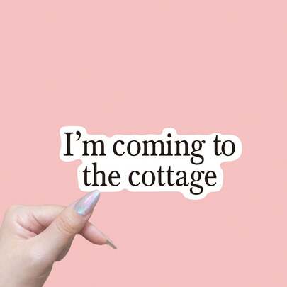 Im Coming To The Cottage Heated Rivalry Vinyl Car Decals - , Suitable For Car Bumpers, Car Windows, Car Doors, Toolboxes, Only Sticker
