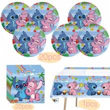 42pcs Space Theme Baby Blue & Pink Couple Sewing Birthday Party Supplies, Paper Plates, Napkins, Tablecloth, Bunting, Serves 20 People - Multicolor - View 12