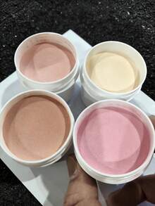 50克/1.76盎司/件装亚克力粉套装，假日粉色高光泽亚克力粉套装，美甲DIY艺术设计，每件50克裸色亚克力美甲3D雕塑美甲延长及美甲雕刻，专业聚合物3D亚克力美甲套装，送给女性女孩的礼物，持久易用 - 彩色 - 查看 2