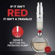 Travalo Classic HD Perfume Atomizer - Leak-Proof And TSA Approved For Air Travel - Reusable, Airtight, Easy-Fill Mini Pump Sprayer - Lightweight, Elegant Design W/Volume Window - Red 0.17oz - ColorF - 查看 5