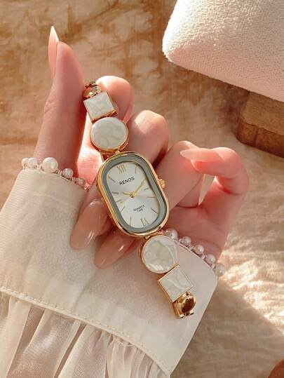 1pc New Fashion Women's Watch, Elegant Triangular Dial, Business Quartz Watch, Suitable For Daily Life, Parties And Banquets