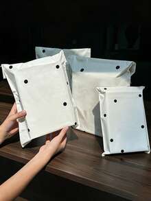 20个米色波点快递袋，礼品和服装包装袋，防水塑料收纳袋 - 办公用品 - 彩色 - 查看 5